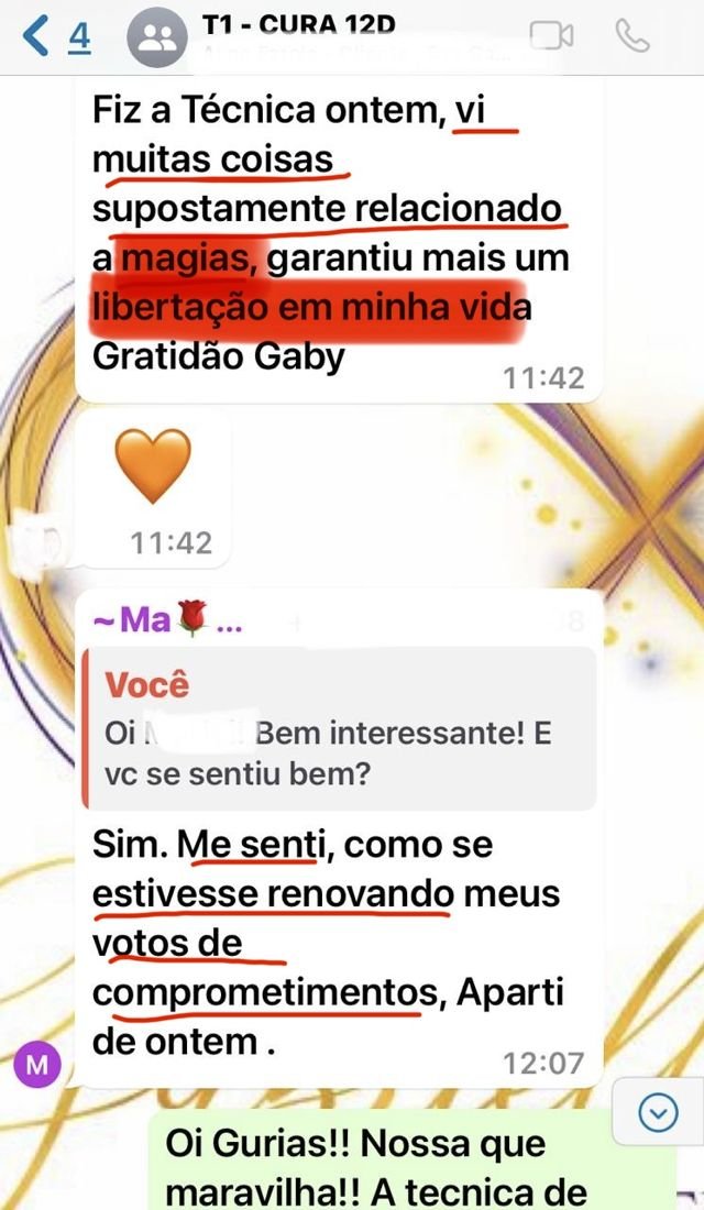 Depoimento de aluna