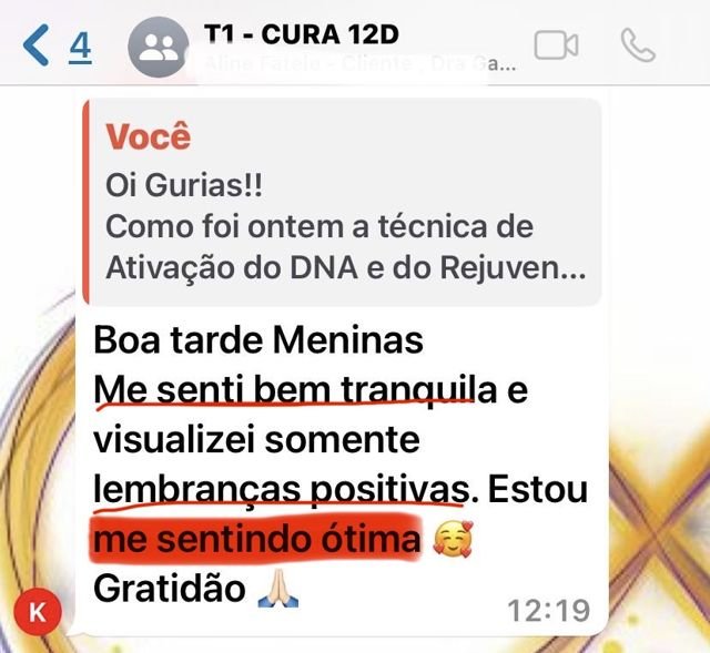 Depoimento de aluna